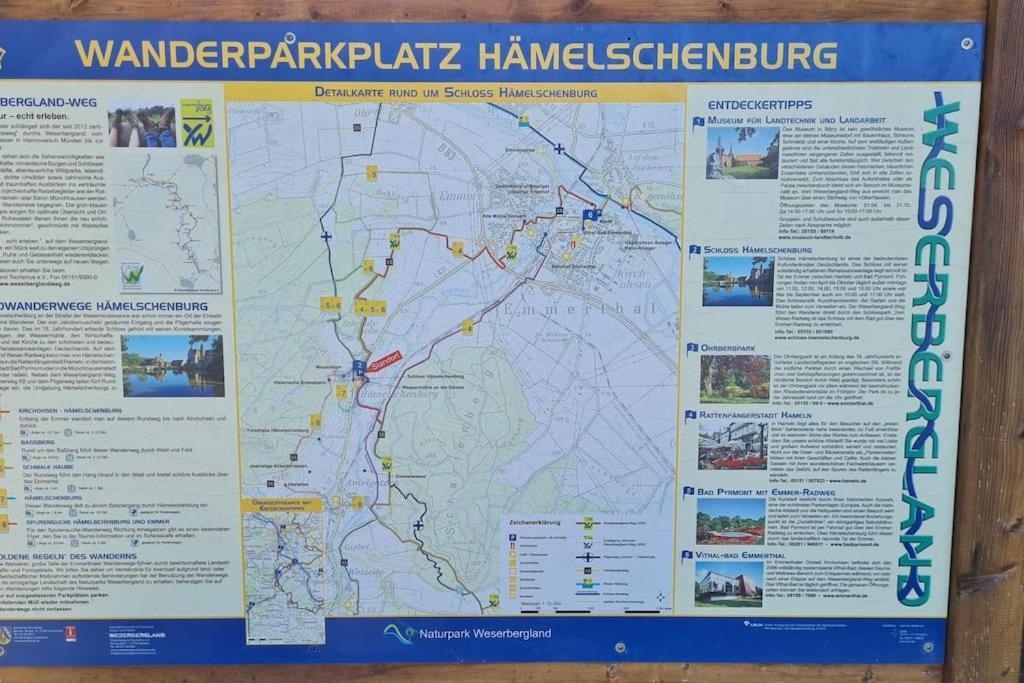Schoene Ferienwohnung T&N Im Weserbergland Emmerthal Zewnętrze zdjęcie